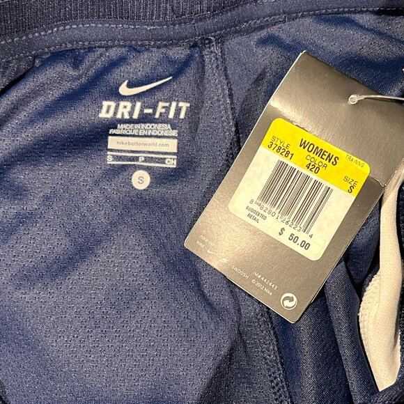 Nike Dri-Fit Navy Mystifi Warm Up  Athletic Training Pants - Size Small - NWT - Picture 10 of 12